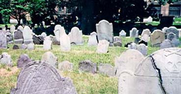 Cemetery along the Freedom Trail.