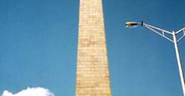 Three amigos climb Bunker Hill.