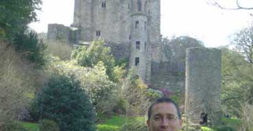 Gracy the gabber at Blarney Castle.