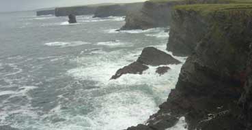 The Poor Man's Cliffs of Moher south of Kilkee.