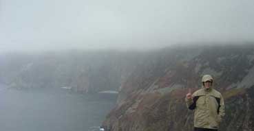 Just a wee bit cloudy at Slieve League.