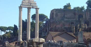 Columns of the Roman Forum.