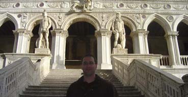 Eric at the Doge's Palace.