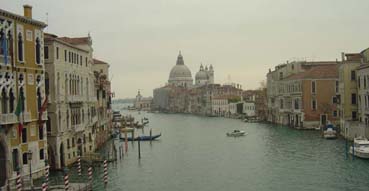 Grand Canal from bridge near Accademia.