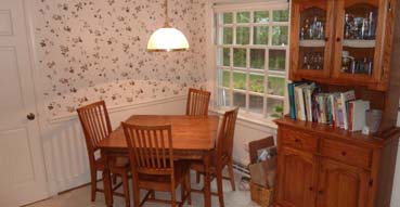 Dining area before