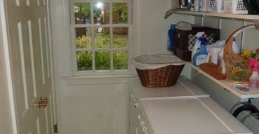 Laundry room before