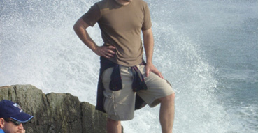 Crashing waves at Schoodic Point.