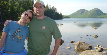 The Bubbles at Jordan Pond.