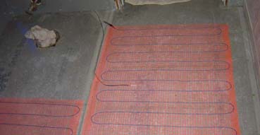 Underfloor heating net