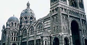 Cathedral in Marseilles.