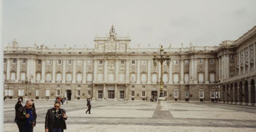 Plaza Real in Madrid.