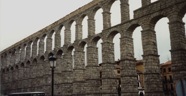 Aqueduct in Segovia.