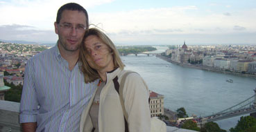 A top Budapest Castle overlooking the Danube.