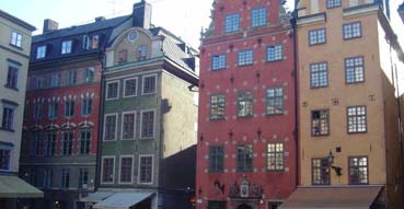 Houses on Gamla Stan.