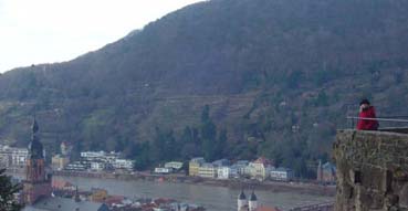 View of Heidelberg from castle.