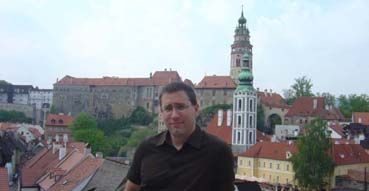 Yours truly in Cesky Krumlov.