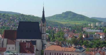 Cesky Krumlov and surroundings.