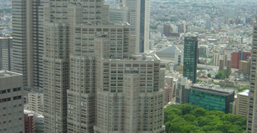 The skyscrapers of Shinyuku