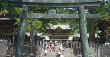 Some of detailed workwork on a shrine.