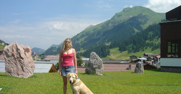 Samd and Jake take in the sites of Vorarlberg.