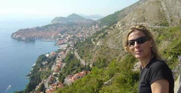 The road leading to Dubrovnik.