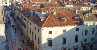 Dubrovnik's main street.