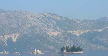 Islands in the Bay of Kotor.