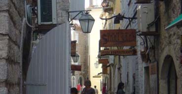 Streets of Budva.