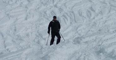 Eric in the powder at Nassfeld.