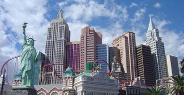 The skyline of the New York Casino.